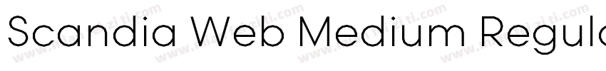 Scandia Web Medium Regular字体转换